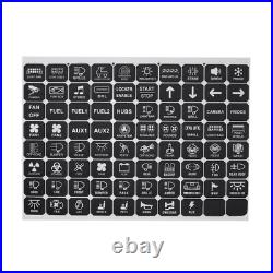 8 Gang RGB Switch Panel LED Light Bar Bluetooth APP & Remote Control 12V