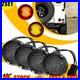 8Pcs Smoked Lens For Land Rover Defender 90 110 130 Stop Tail Light & Indicator