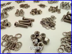 900pc Stainless UNF Hex Bolts, Nuts & Washer LANDROVER SERIES 1-2-3 Pack