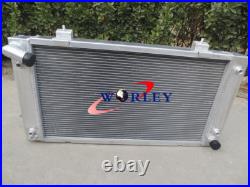 Aluminum radiator + fans for Land Rover Discovery & Range Rover Series 1 3.9L V8