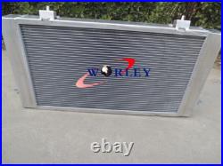 Aluminum radiator + fans for Land Rover Discovery & Range Rover Series 1 3.9L V8