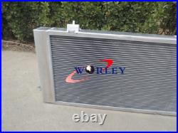 Aluminum radiator + fans for Land Rover Discovery & Range Rover Series 1 3.9L V8