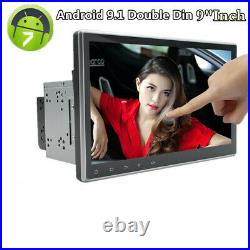 Android 9.1 Double 2DIN 9in Touch Screen Car Stereo Radio GPS WiFi BT FM 1+16GB
