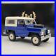 BOS 1/18 Land Rover Light weight Series III 1973 BOS382 Models Car blue & white