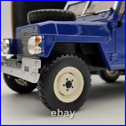 BOS 1/18 Land Rover Light weight Series III 1973 BOS382 Models Car blue & white