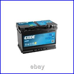 Battery For BMW 5 Series G60 523d Mild-Hybrid xDrive Exide 72Ah 760CCA AGM096
