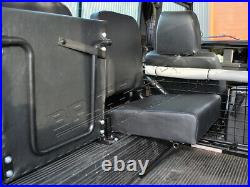 Black Individual Inward Facing Rear Seat For Land Rover Defender & Series DA4067