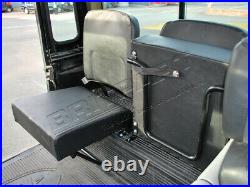 Black Individual Inward Facing Rear Seat For Land Rover Defender & Series DA4067
