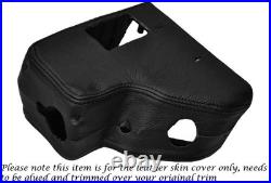 Black Stitch Steering Wheel Shroud Leather Cover Fits Landrover Series 3 III