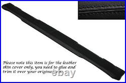 Black Stitch Top Dash Dashboard Leather Skin Covers Fits Land Rover Series 3