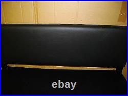 Black vinyl rear load 2 man bench seat FITS Land Rover Defender 90/110 Series