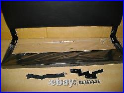 Black vinyl rear load 2 man bench seat FITS Land Rover Defender 90/110 Series