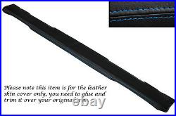 Blue Stitch Top Dash Dashboard Leather Skin Covers Fits Land Rover Series 3