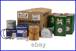 Britpart Service Kit + 20W 50 Oil Land Rover Series 2.25 Diesel DA3925COM
