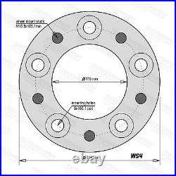 Bulldog 30mm Aluminium Land Rover Series 2 & 3 Defender Disco & RRC Wheel Spacer