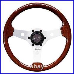 CLASSIC VINTAGE WOOD STEERING WHEEL 310mm 12.3 LUISI MAHOGANY SPORT BRAND NEW