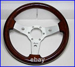 CLASSIC VINTAGE WOOD STEERING WHEEL 310mm 12.3 LUISI MAHOGANY SPORT BRAND NEW