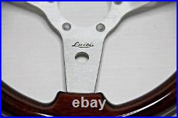 CLASSIC VINTAGE WOOD STEERING WHEEL 310mm 12.3 LUISI MAHOGANY SPORT BRAND NEW