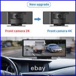 Car Camera Recorder DVR 10.26in Dash Cam Video Voice Control Bluetooth G-sensor