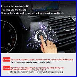 Car RFID Engine Push Stop Start Button Security Starter Keyless Entry Alarm Kits