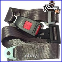Classic BMW Front Pair Fully Automatic Inertia Red Seat Belt Kit E Approved