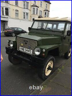 Classic Light Weigh Petrol Landrover Series 3 In Bronze Green And Cream