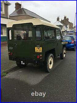 Classic Light Weigh Petrol Landrover Series 3 In Bronze Green And Cream