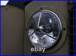 Classic Vintage Car RHD 7 Inch Headlight Headlamp Tripod Lucas P700 Halogen Pair