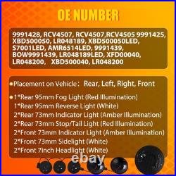 Complete Led Light Lamp Upgrade Kit For Land Rover Defender 90-16 90/110 83-90