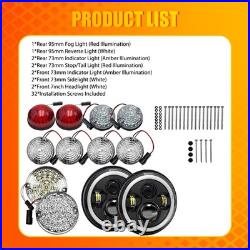 Complete Led Light Lamp Upgrade Kit For Land Rover Defender 90-16 90/110 83-90