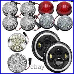 Complete Led Light Lamp Upgrade Kit For Land Rover Defender 90-16 90/110 83-90