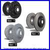 EBC USR Series Fine Slotted Disc Rotors Pair 350mm Rear For Land Rover USR1340