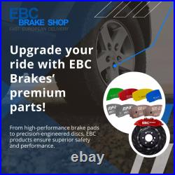 EBC USR Series Fine Slotted Disc Rotors Pair 350mm Rear For Land Rover USR1340