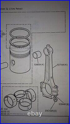 Engine crank for Land Rover 88-109 2.3 Petrol 2&3 Series (527164-ETC5157)