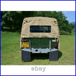 Exmoor EXT250-6KHC 88 FULLHOOD LAND ROVER SERIES 3 1958-1985 KHAKI WithSIDE WINDO