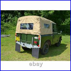 Exmoor EXT250-6KHC 88 FULLHOOD LAND ROVER SERIES 3 1958-1985 KHAKI WithSIDE WINDO