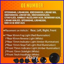 FOR LAND ROVER DEFENDER LED Front & Rear Set Fog Reverse Indicator Tail Light FOR LAND ROVER DEFENDER LED Front & Rear Set Fog Reverse Indicator Tail Light