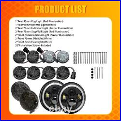 FOR LAND ROVER DEFENDER LED Front & Rear Set Fog Reverse Indicator Tail Light