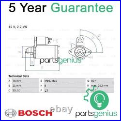 Fits Land Rover Range BMW X5 5 Series 3 2.9 D 3.0 Starter Motor Bosch