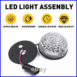 For 1990-2016 Land Rover Defender Complete LED Lamp Kits Clear Lens 90 110 130