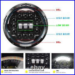 For Land Rover 90/110Tdci/For Lada4x4 urban Niva 7Inch Round LED Headlights DRL