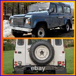 For Land Rover Defender 90/110/130 8PCS 73mm LED Lights Amber White Red IP68