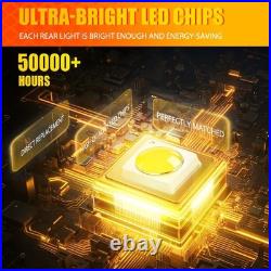 For Land Rover Defender 90/110/130 8PCS 73mm LED Lights Amber White Red IP68