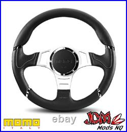 GENUINE MOMO Millenium Sport Grey Steering Wheel 350mm