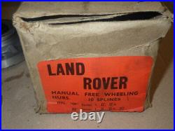 Gen. Brand New Land Rover 88 109 Series 2a 3 Fairey Free Wheeling Hubs RTC8021