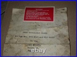 Gen. Brand New Land Rover 88 109 Series 2a 3 Fairey Free Wheeling Hubs RTC8021