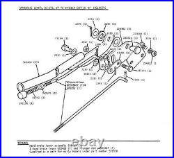 Gen. Reman. Land Rover 88 109 Series 2 2a Hand Brake Lever Assy 1958-66 (508581)