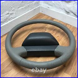 Genuine Land Rover Defender XS 50th grey leather steering wheel. 36 SPLINE. 3A