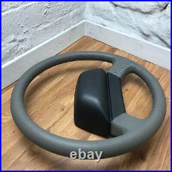 Genuine Land Rover Defender XS 50th grey leather steering wheel. 36 SPLINE. 3A