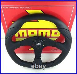 Genuine Momo Quark 350mm steering wheel with hub. Land Rover Defender 36 spline